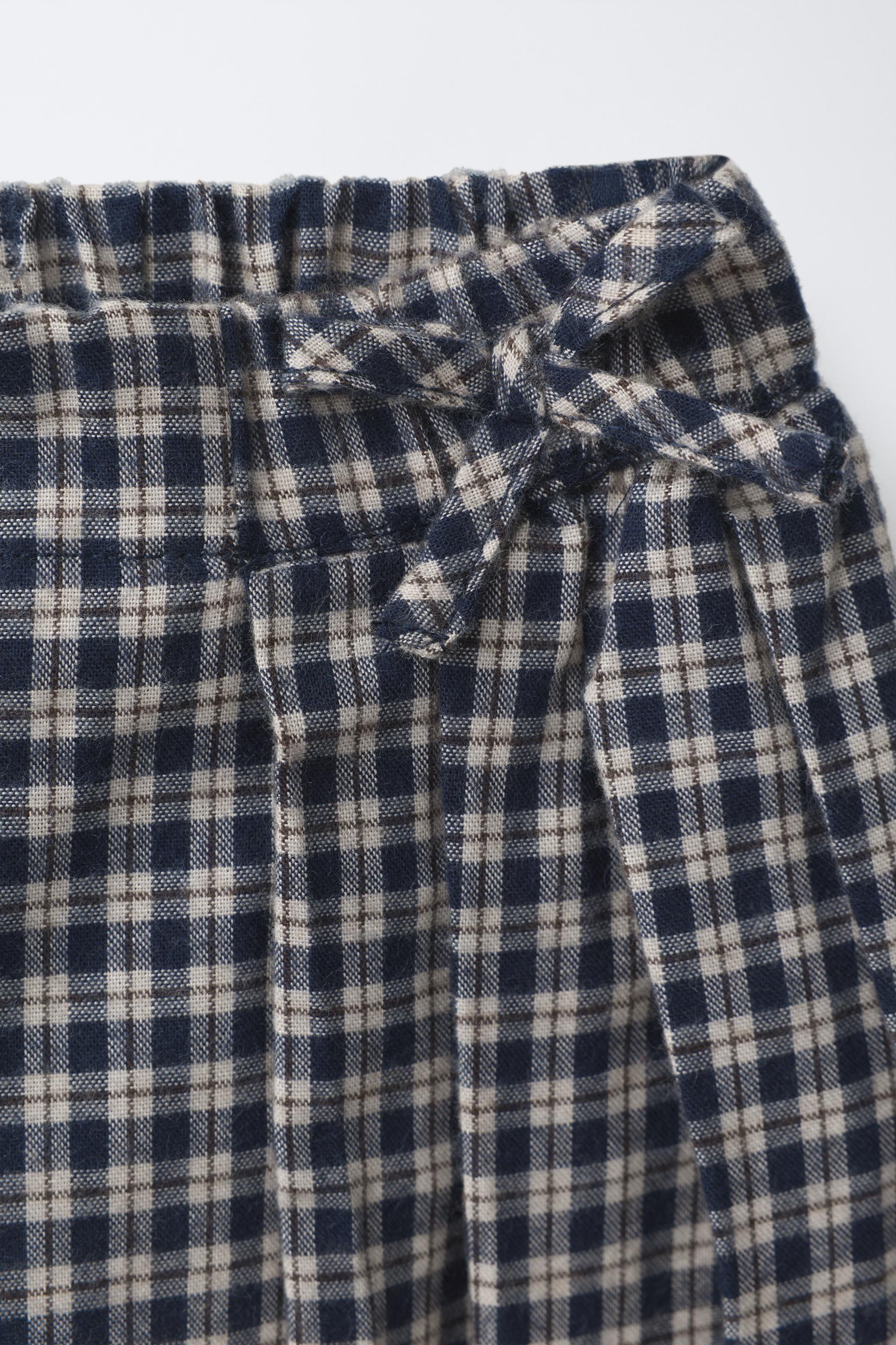 PLAID PRINT SKIRT