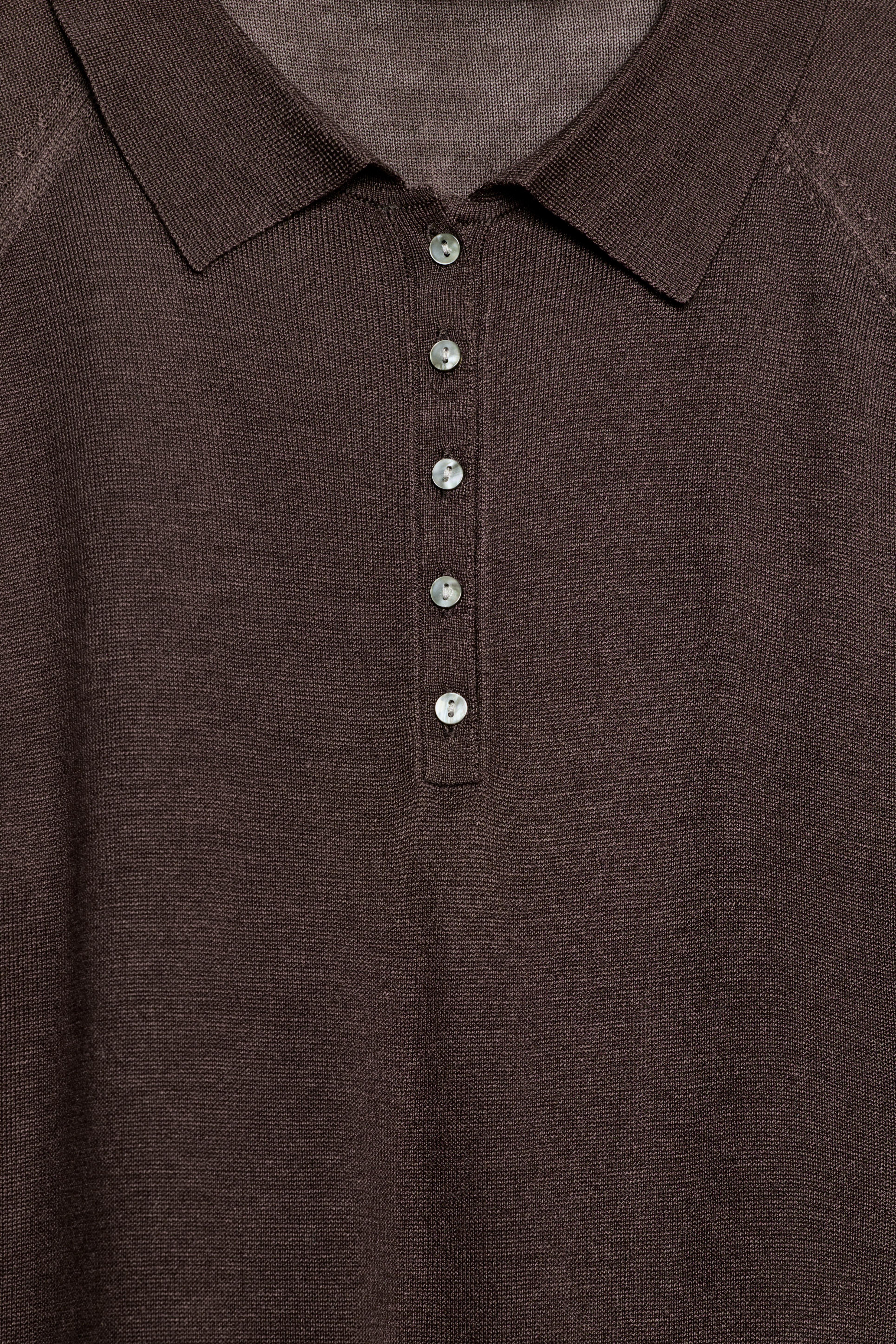 PLAIN KNIT POLO