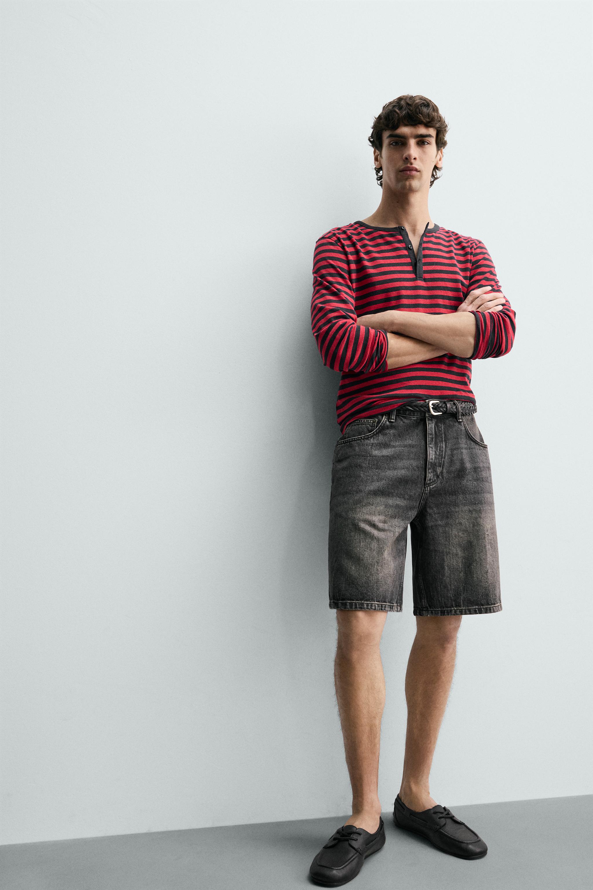 BERMUDA EN JEAN RELAXED FIT