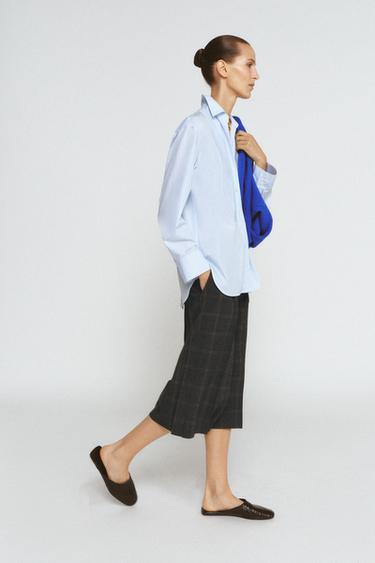 ZW COLLECTION POPLIN SHIRT - striped by Zara - Image 4