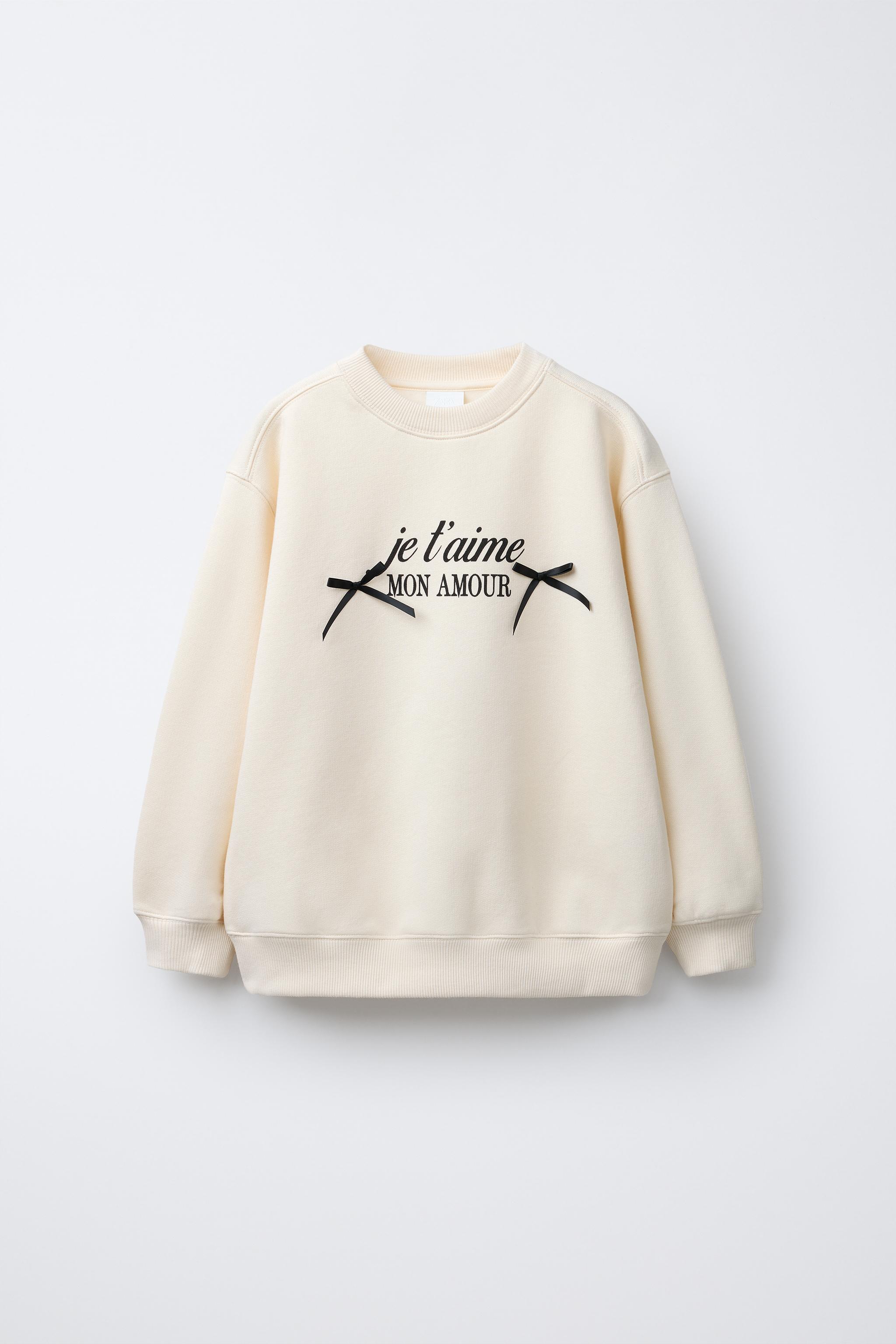 女の子用スウェットシャツ フードなし | ZARA 日本