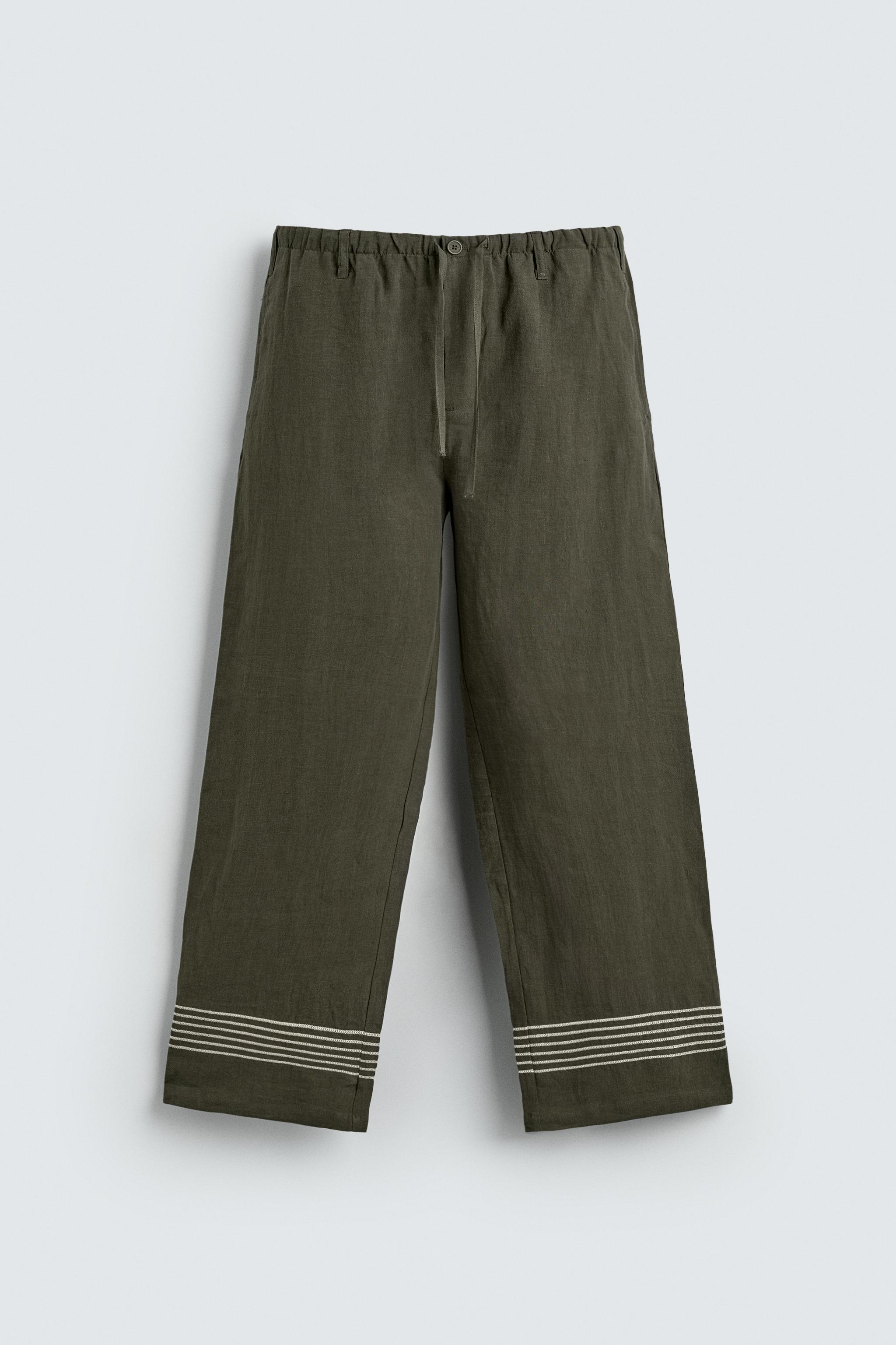 PANTALON RELAXED FIT 100% LIN