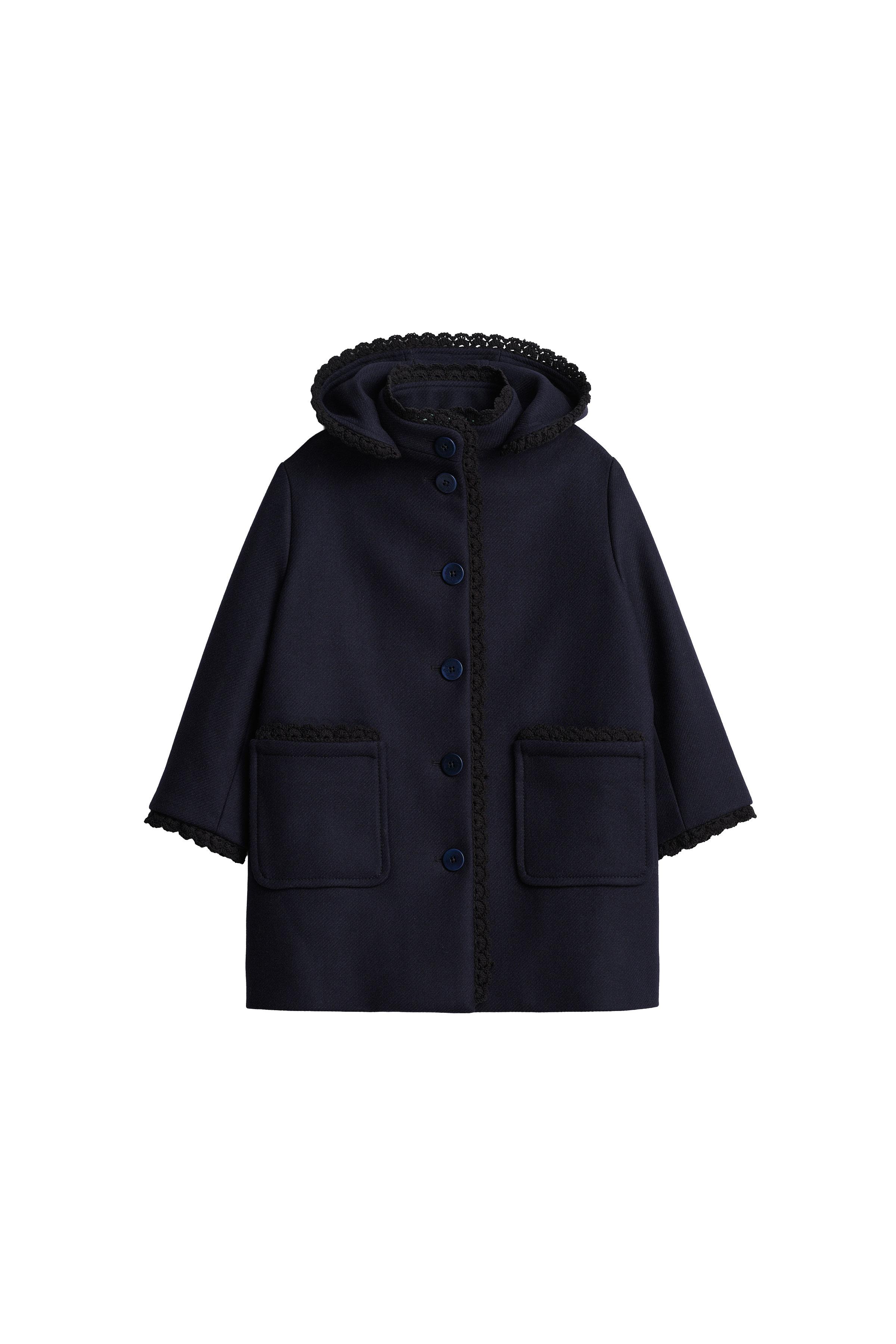 LIMITED EDITION WOOL COAT WITH DETACHABLE HOODIE