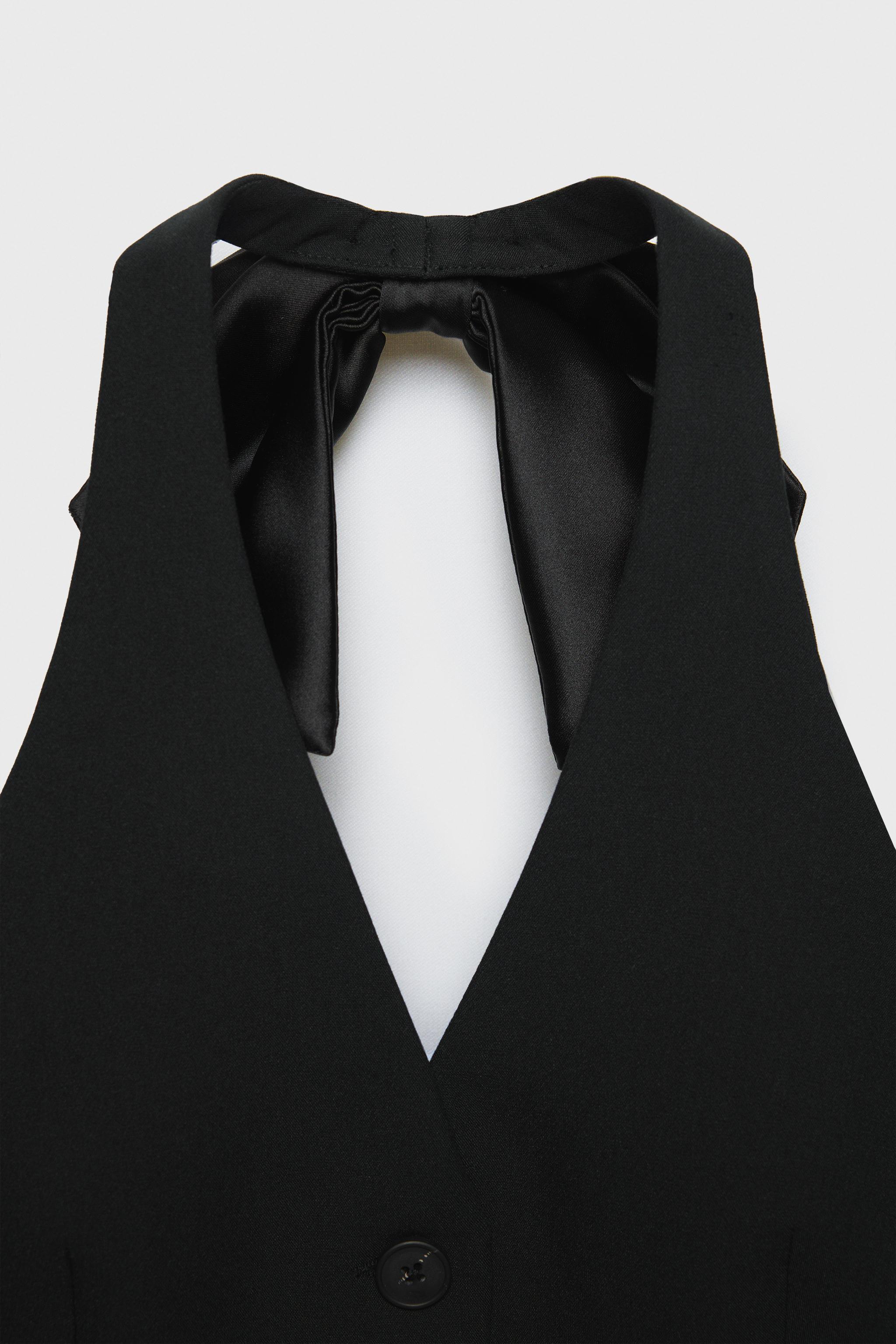 Z3D BOW VEST - Black | ZARA United States