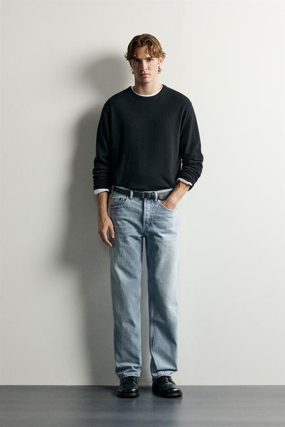 JEANS STRAIGHT FIT - Azul de Zara - Imagen 0