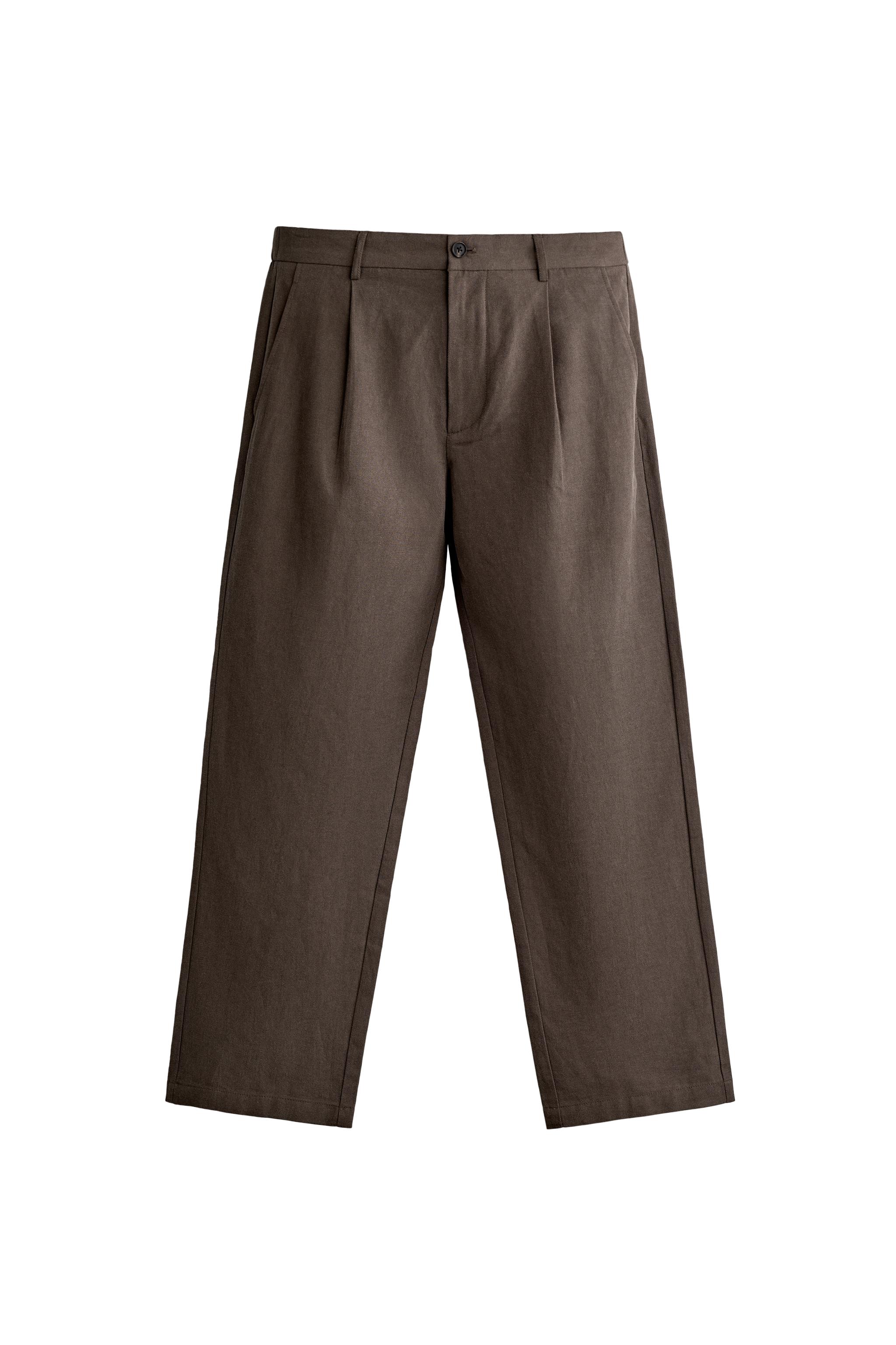 PANTALÓN RELAXED FIT PLIEGUES