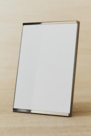 SILVER METAL PHOTO FRAME - Silver by Zara