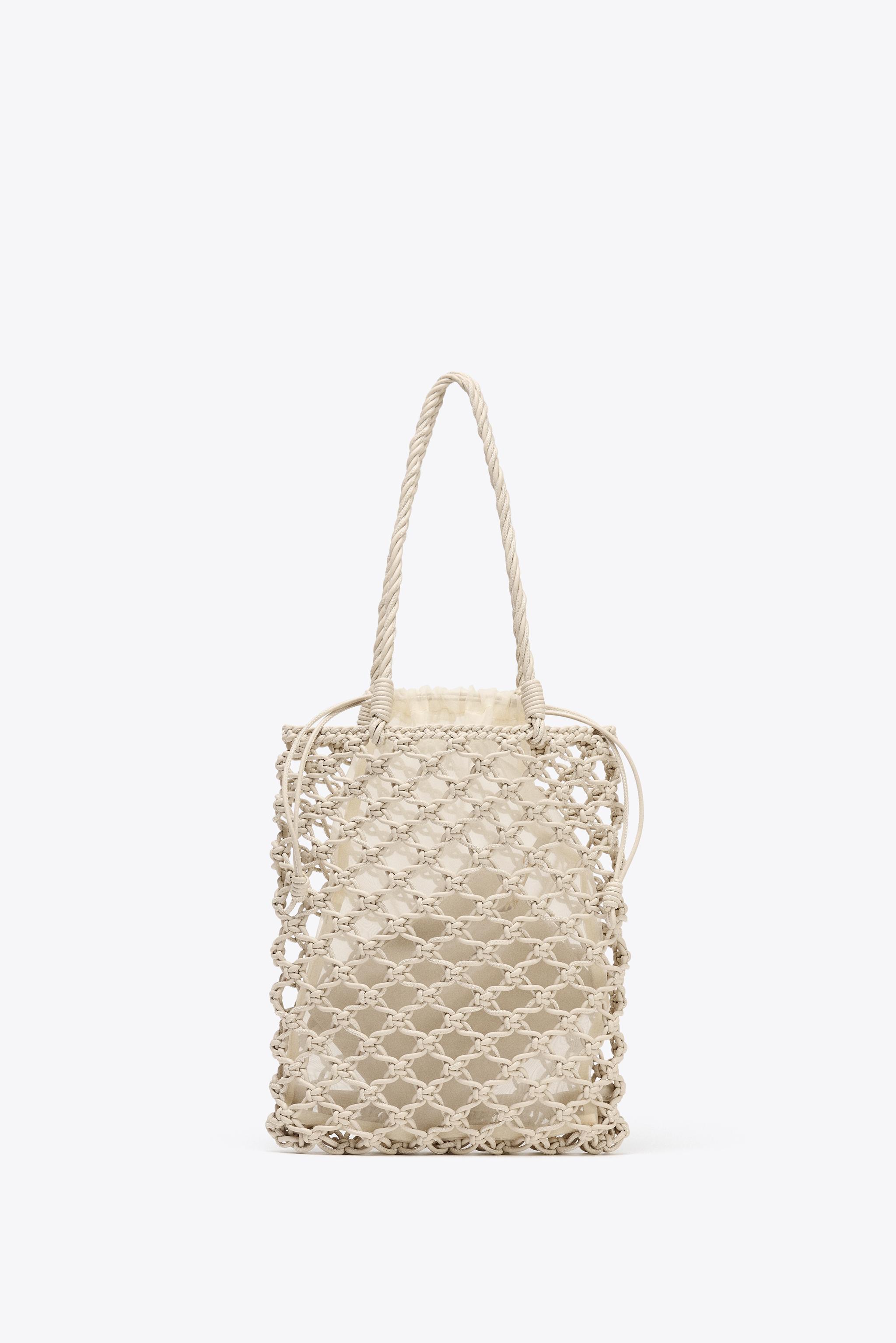 編み込みトートバッグ - エクリュ | ZARA Japan / 日本