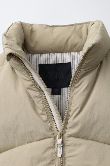 VESTE REMBOURRÉE DÉPERLANTE - Sable de Zara - Image 6
