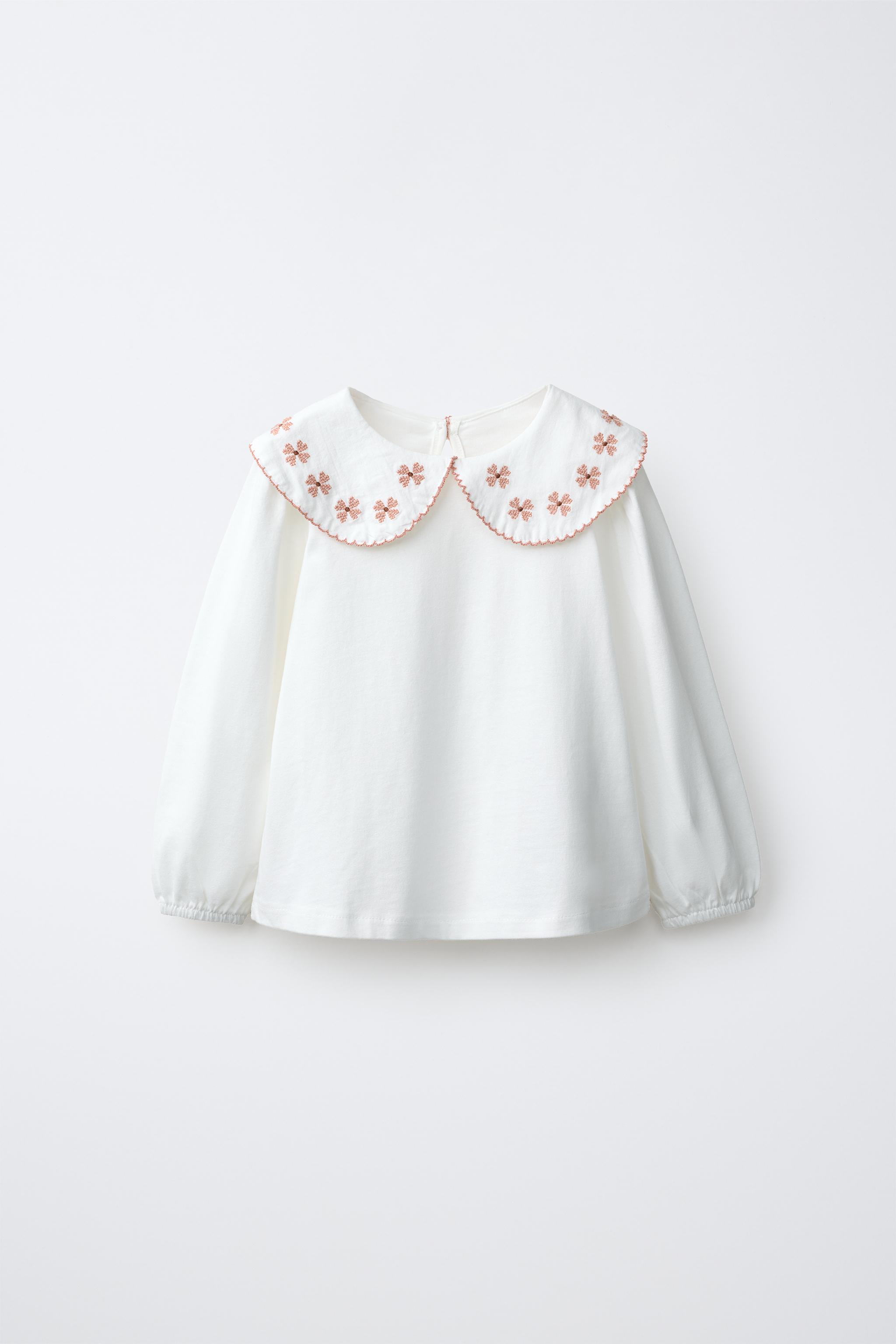 BLOUSE FLEURS BRODÉES