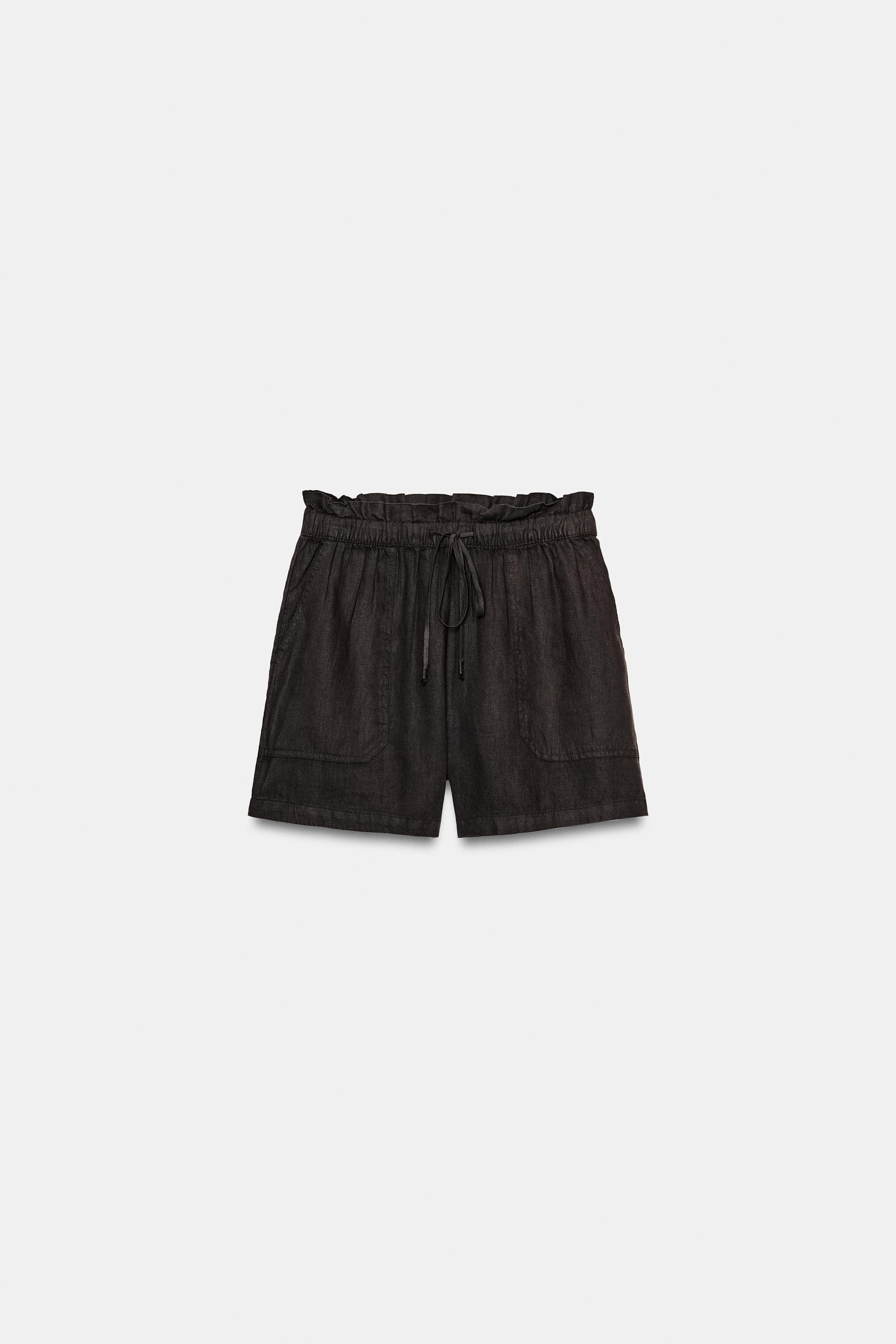 100% LINEN SHORTS ZW COLLECTION
