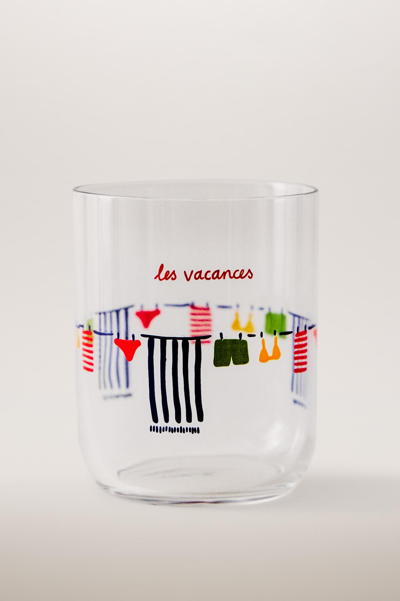SUMMER GLASS TUMBLER | DIEGO NINE — Red