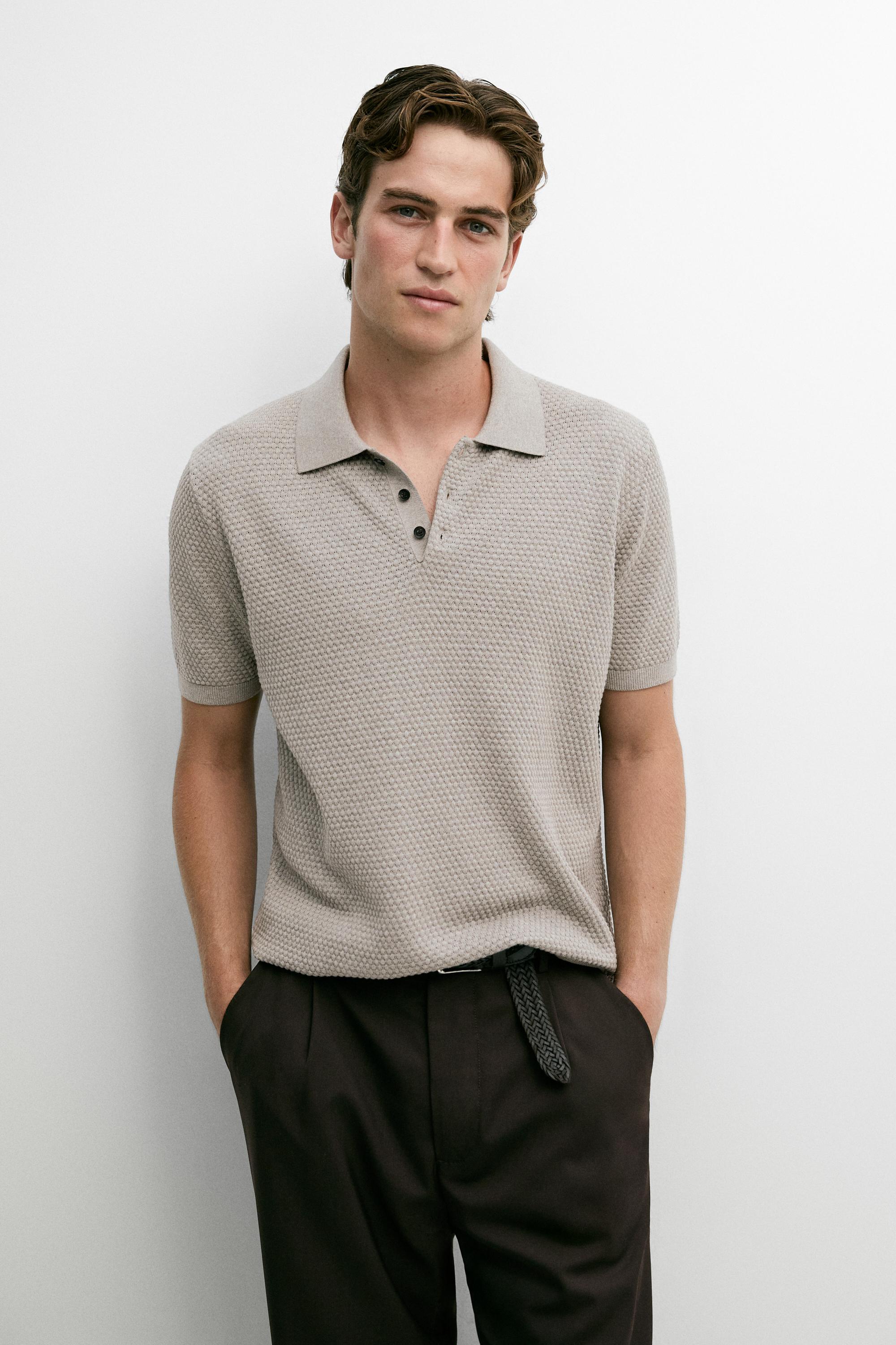 100% Cotton Short Sleeve Knit Polo — 847
