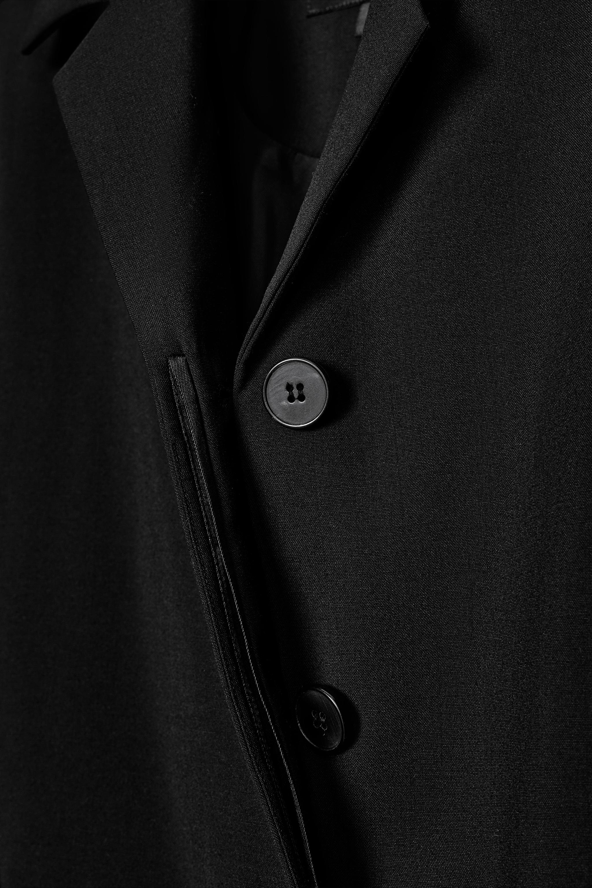 ZW COLLECTION ウールロングコート - ブラック | ZARA Japan / 日本