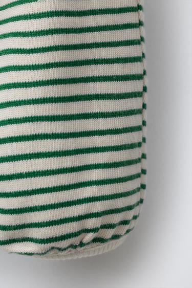 PANTALON DE JOGGING À RAYURES - Vert de Zara - Image 3