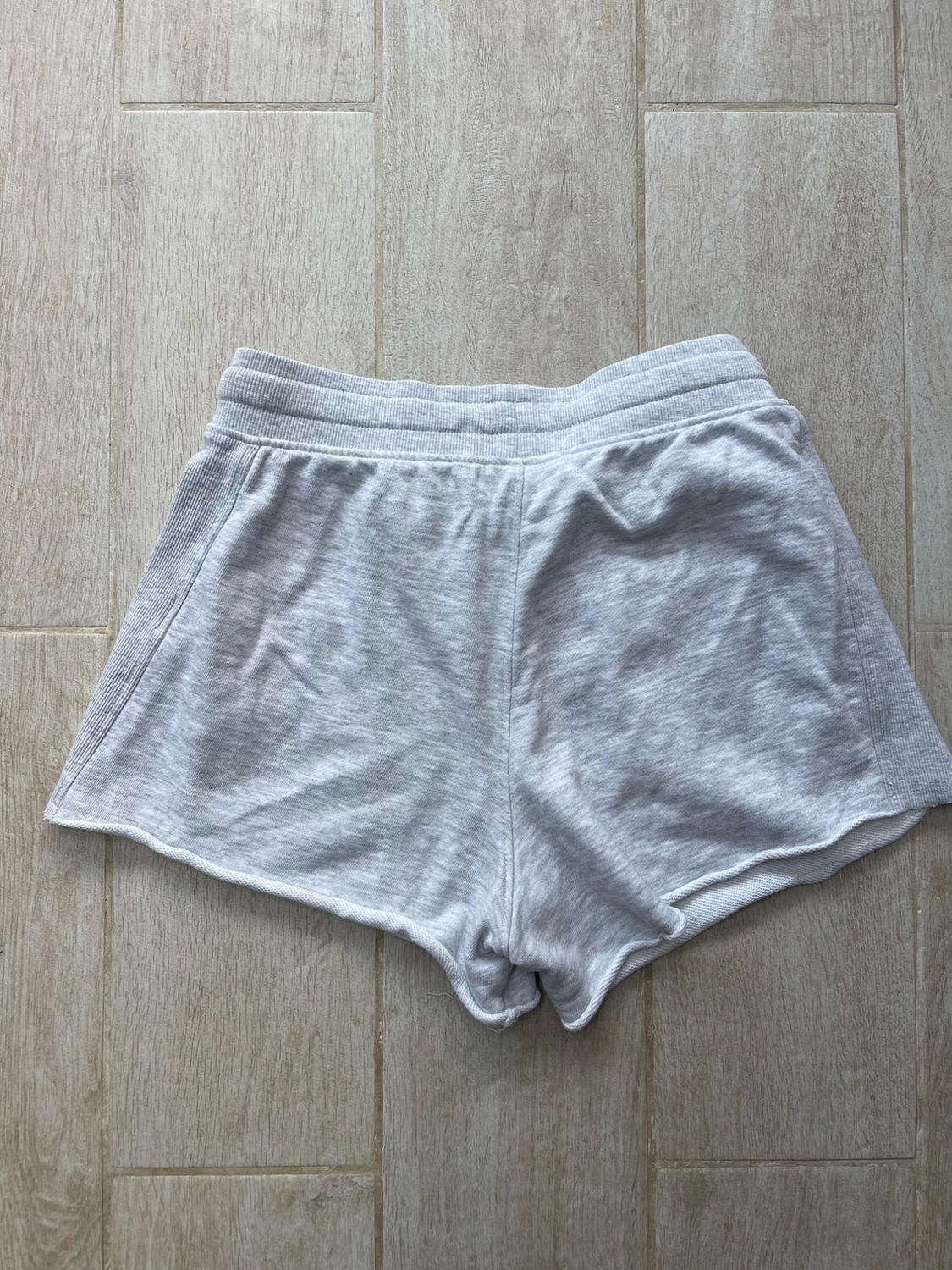 FADED-EFFECT PLUSH SHORTS - Image 2