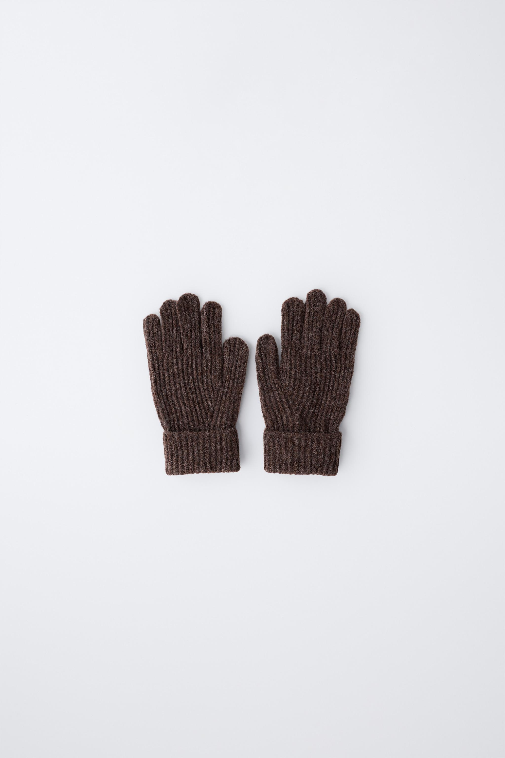 PLAIN KNIT GLOVES