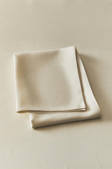 MULBERRY SILK HEAD SCARF - Ivory by Zara