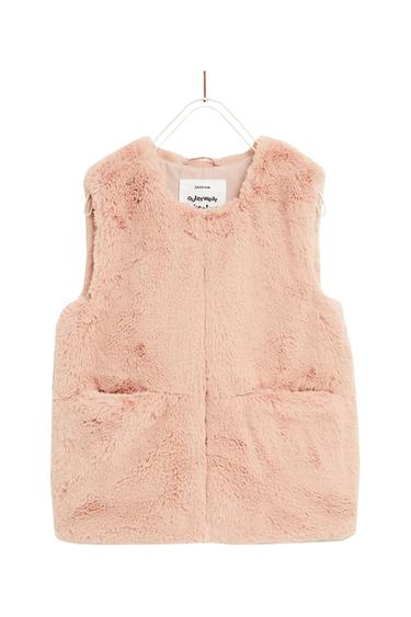 FAUX FUR WAISTCOAT