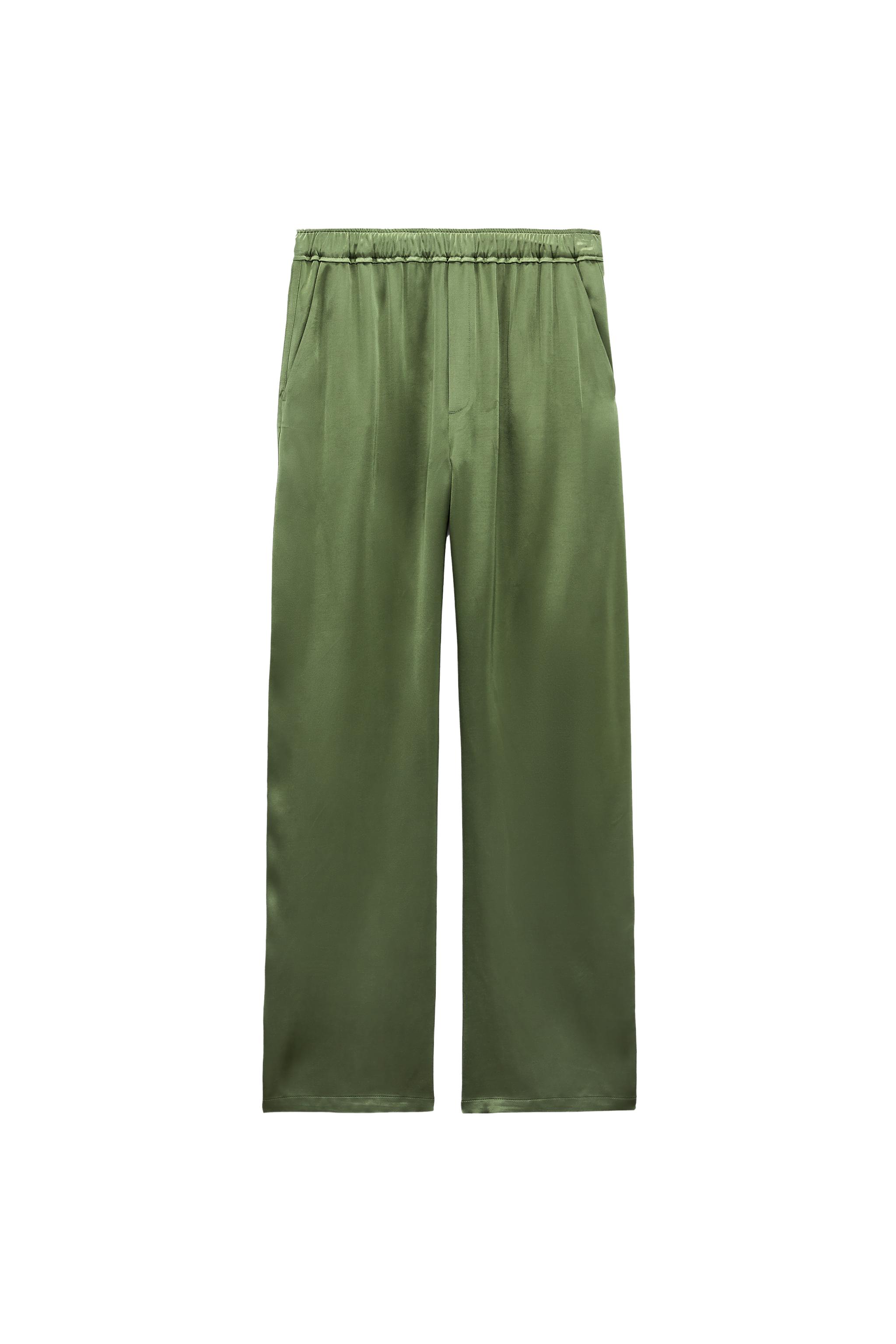 ZW COLLECTION STRAIGHT LEG PANTS SECOND HAND | Zara Preowned