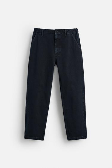 JEANS STRAIGHT FIT - Marino oscuro de Zara