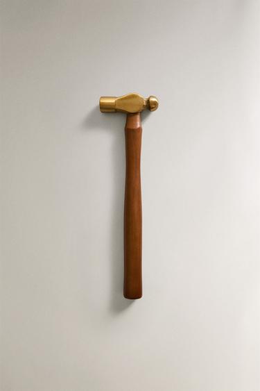 Zara STEEL BALL-PEEN HAMMER - Brown - Image 0