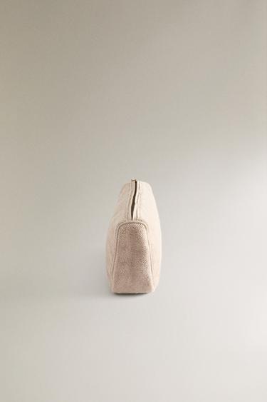 TROUSSE DE TOILETTE POINT DE RIZ MOYENNE - Blanc écru de Zara - Image 2