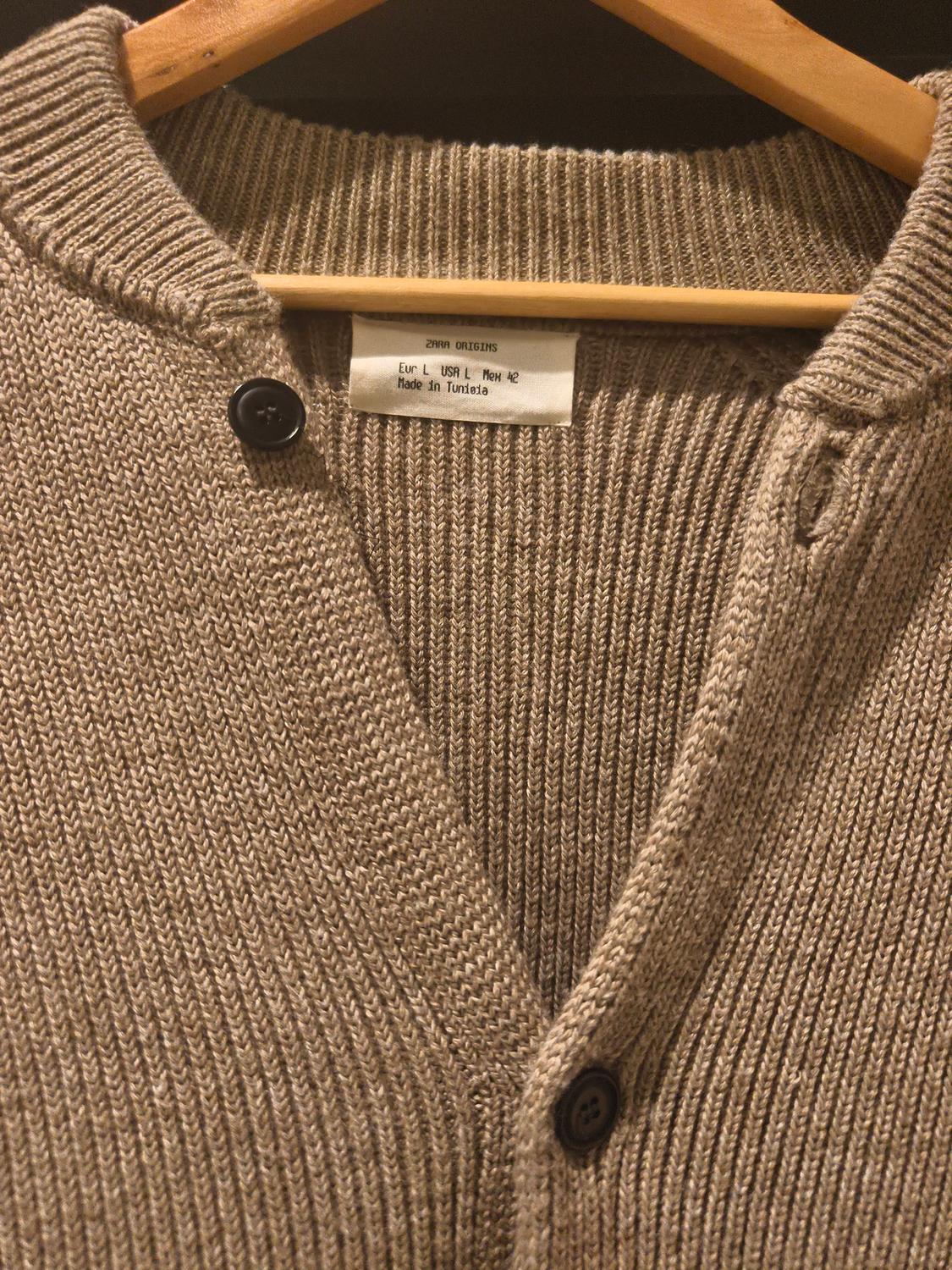 WOOL BLEND BOMBER CARDIGAN - Image 4