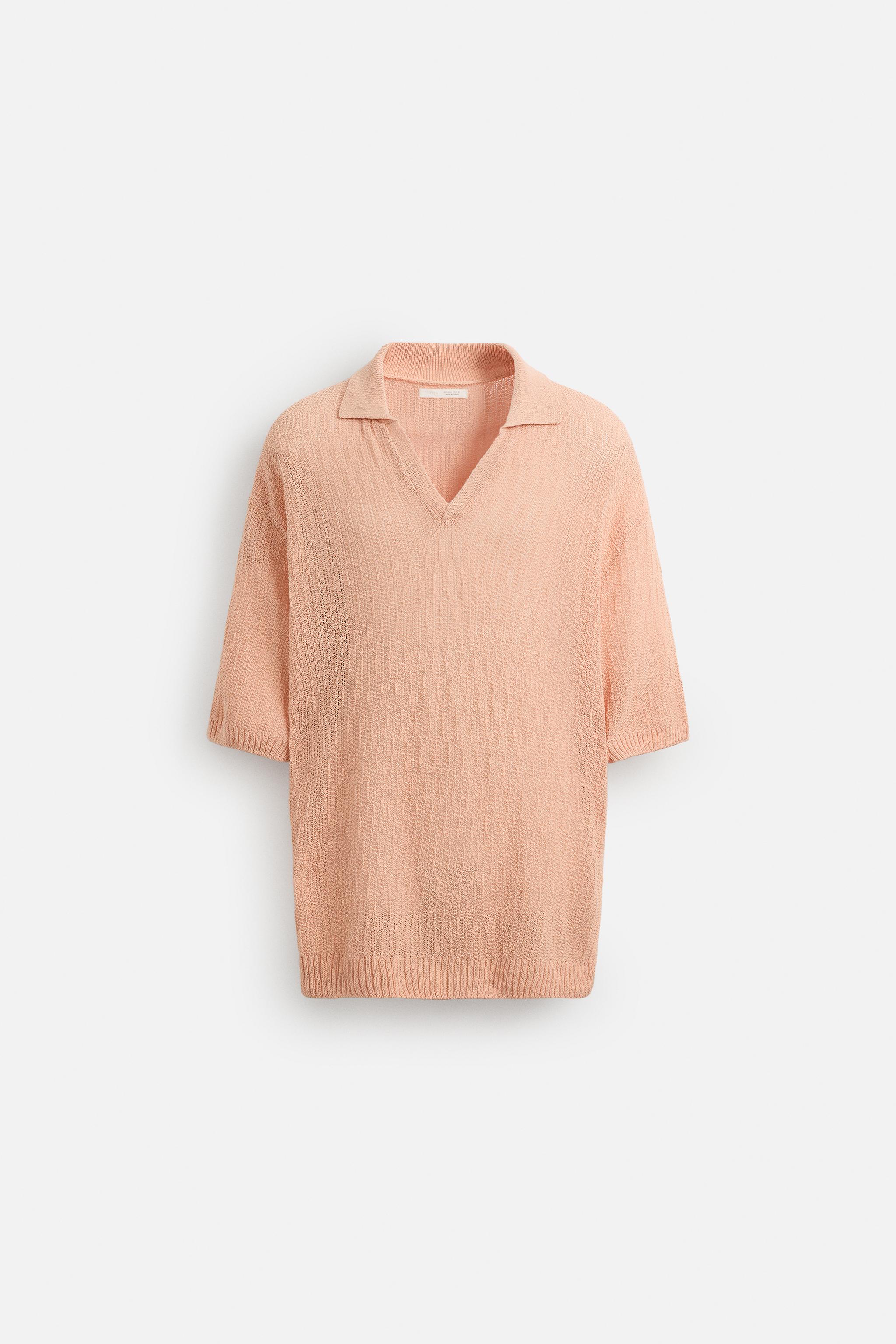 POLO EN MAILLE AJOURÉE
