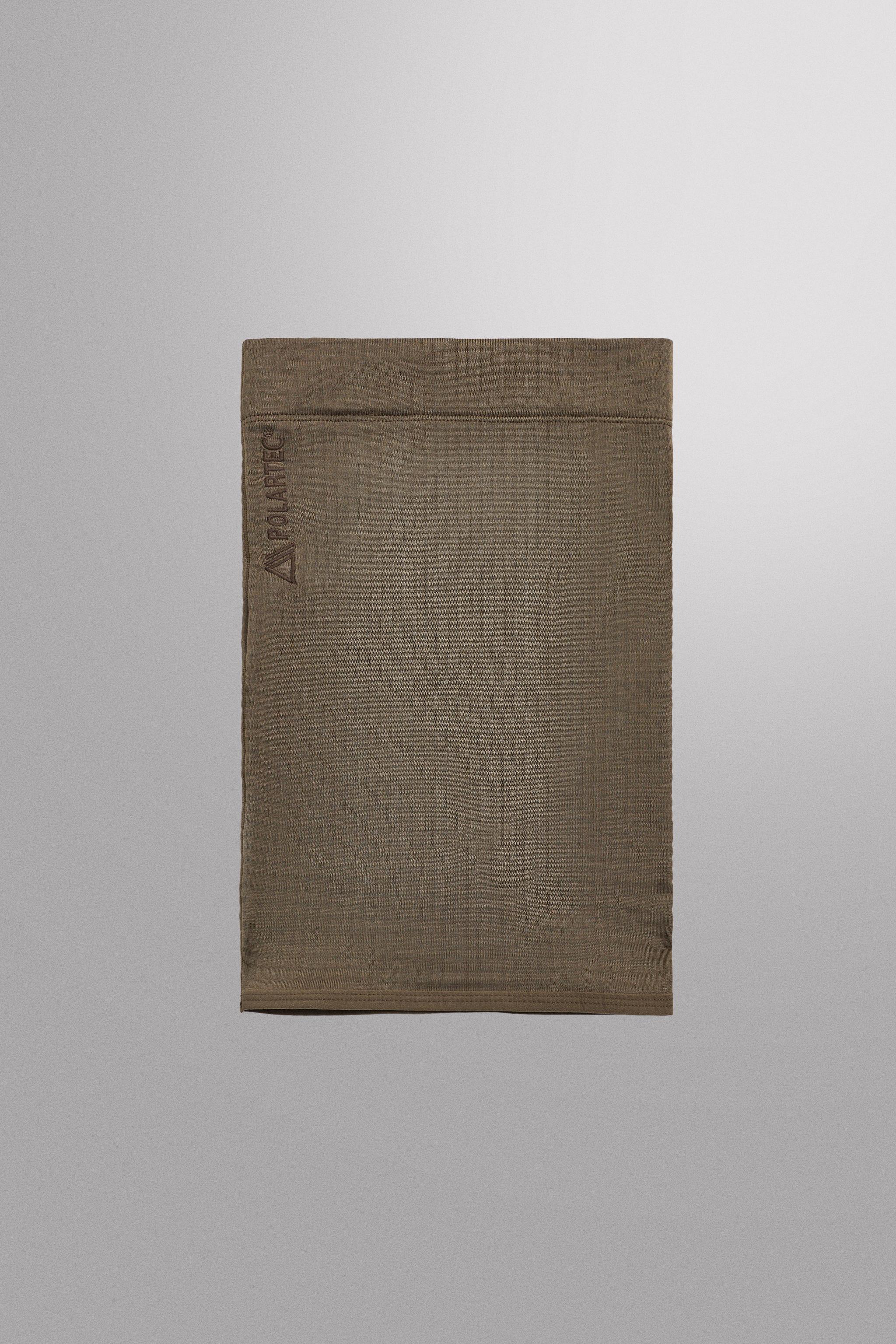 COMBINATION POLARTEC© FLEECE NECK WARMER - taupe brown | ZARA