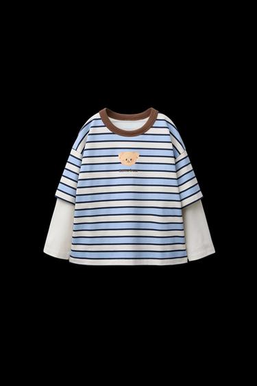 CAMISETA RAYAS BUTTERBEAR © - rayas de Zara - Imagen 0