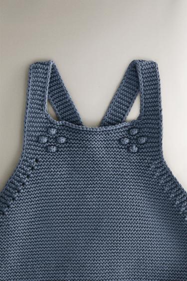CHILDREN'S DUNGAREES WITH BOBBLES - Blue by Zara - Image 1