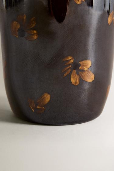 FLORAL TOOTHBRUSH HOLDER - Brown by Zara - Image 2