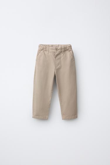 PANTALÓN CHINO BÁSICO - Beige claro de Zara