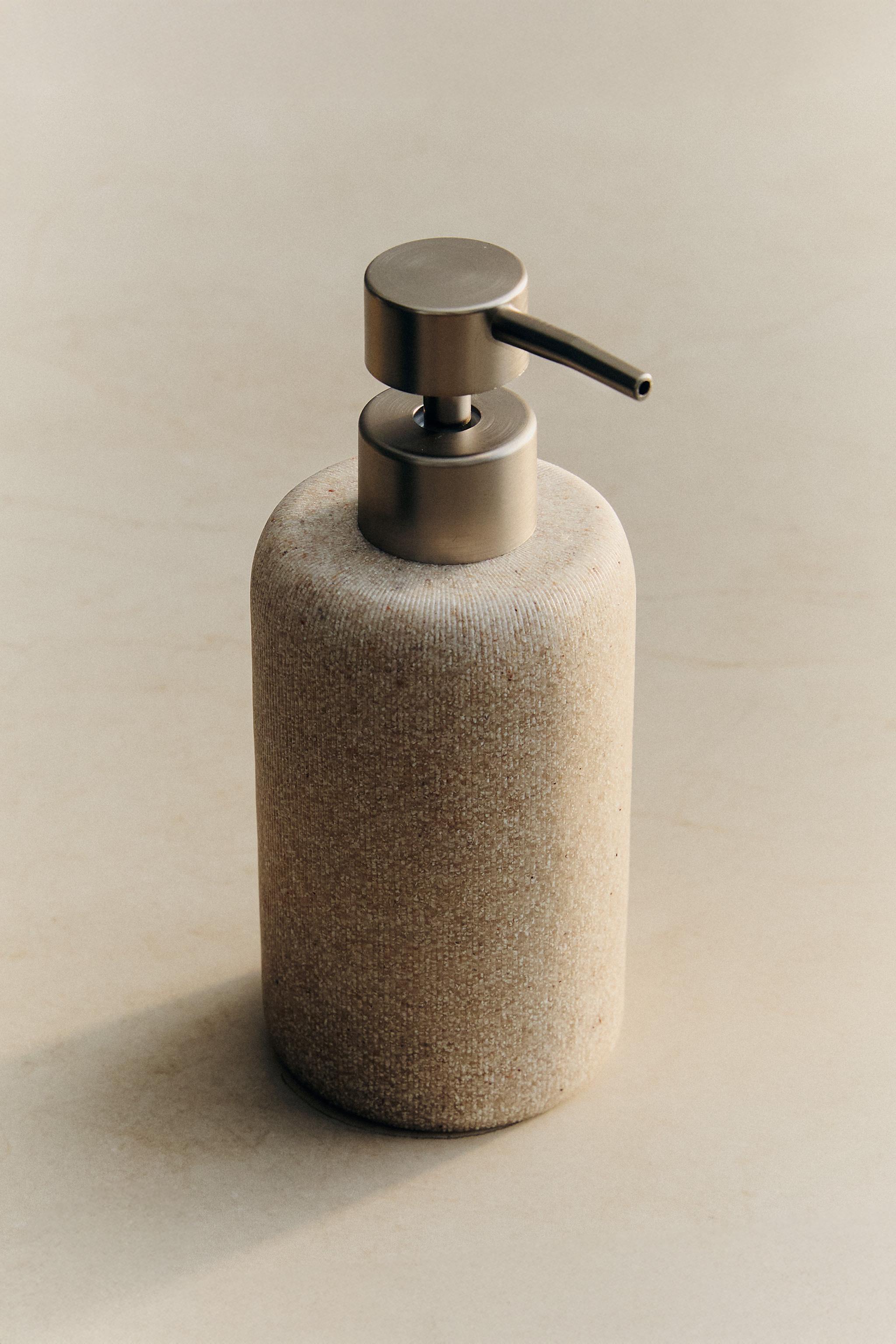 RESIN SOAP DISPENSER - Beige | ZARA United States