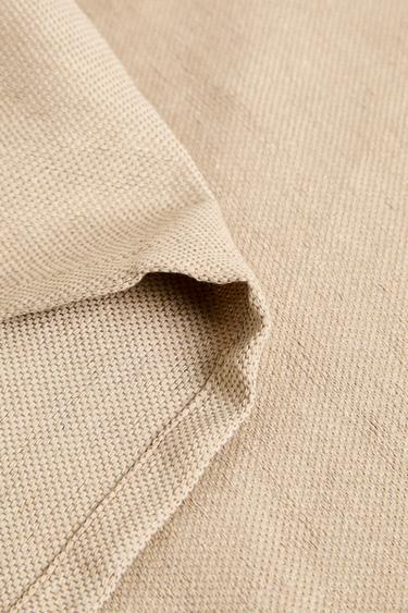 PLAIN MULTIPURPOSE THROW - Light beige by Zara