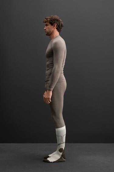 FIRST LAYER SHAPEWEAR LEGGINGS - Brown by Zara - Image 3
