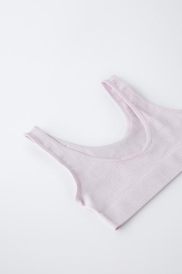 8-14 ANS/ LOT DE DEUX TOPS SEAMLESS - Multicolore de Zara - Image 2