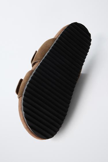 STORIESZ - SANDALES EN CUIR - Marron de Zara - Image 6