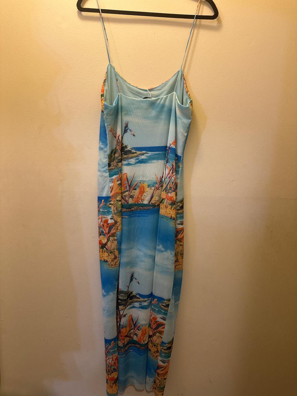 PRINTED TULLE DRESS - Image 2