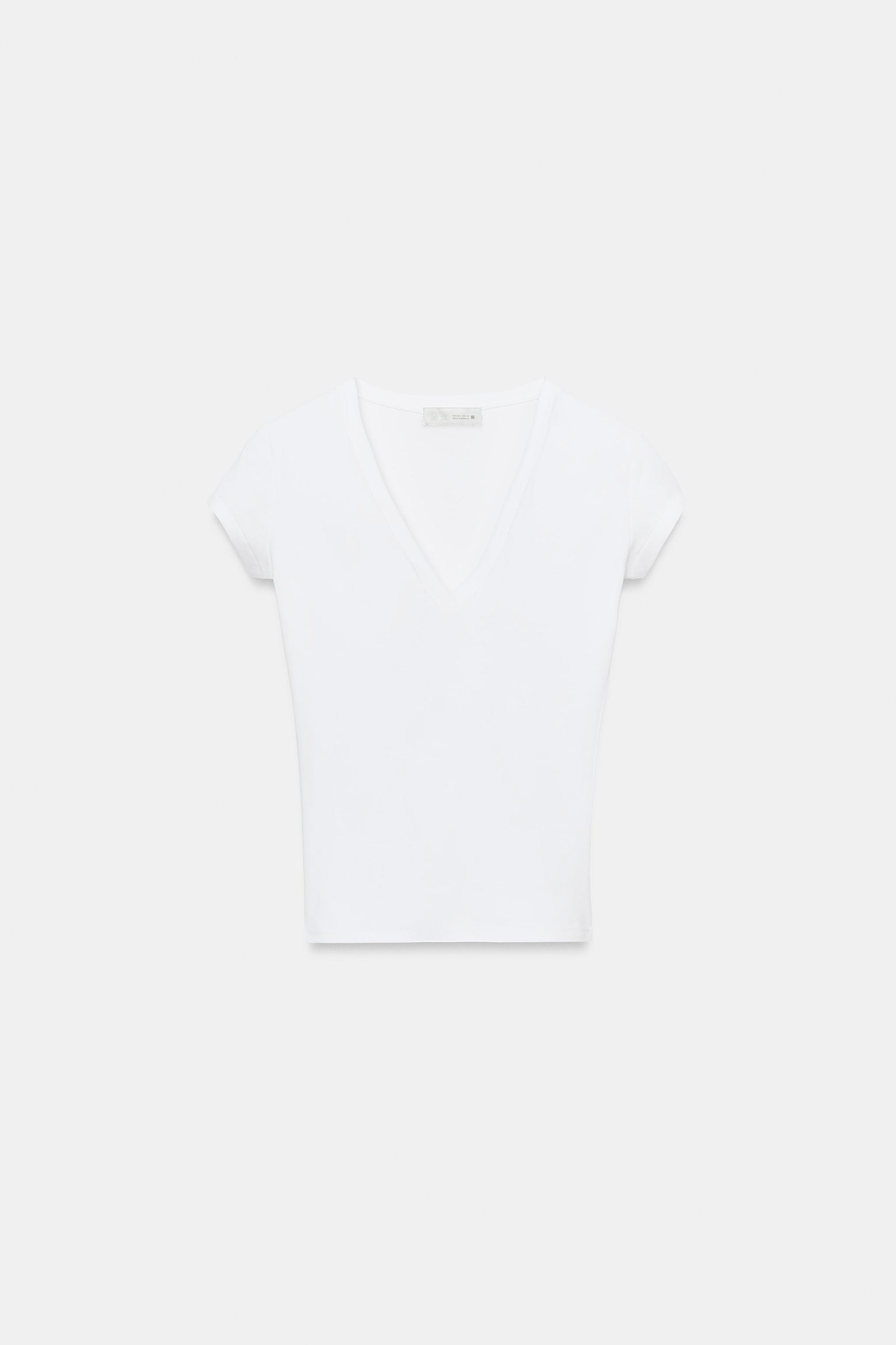 V YAKA T-SHIRT - Görsel 2