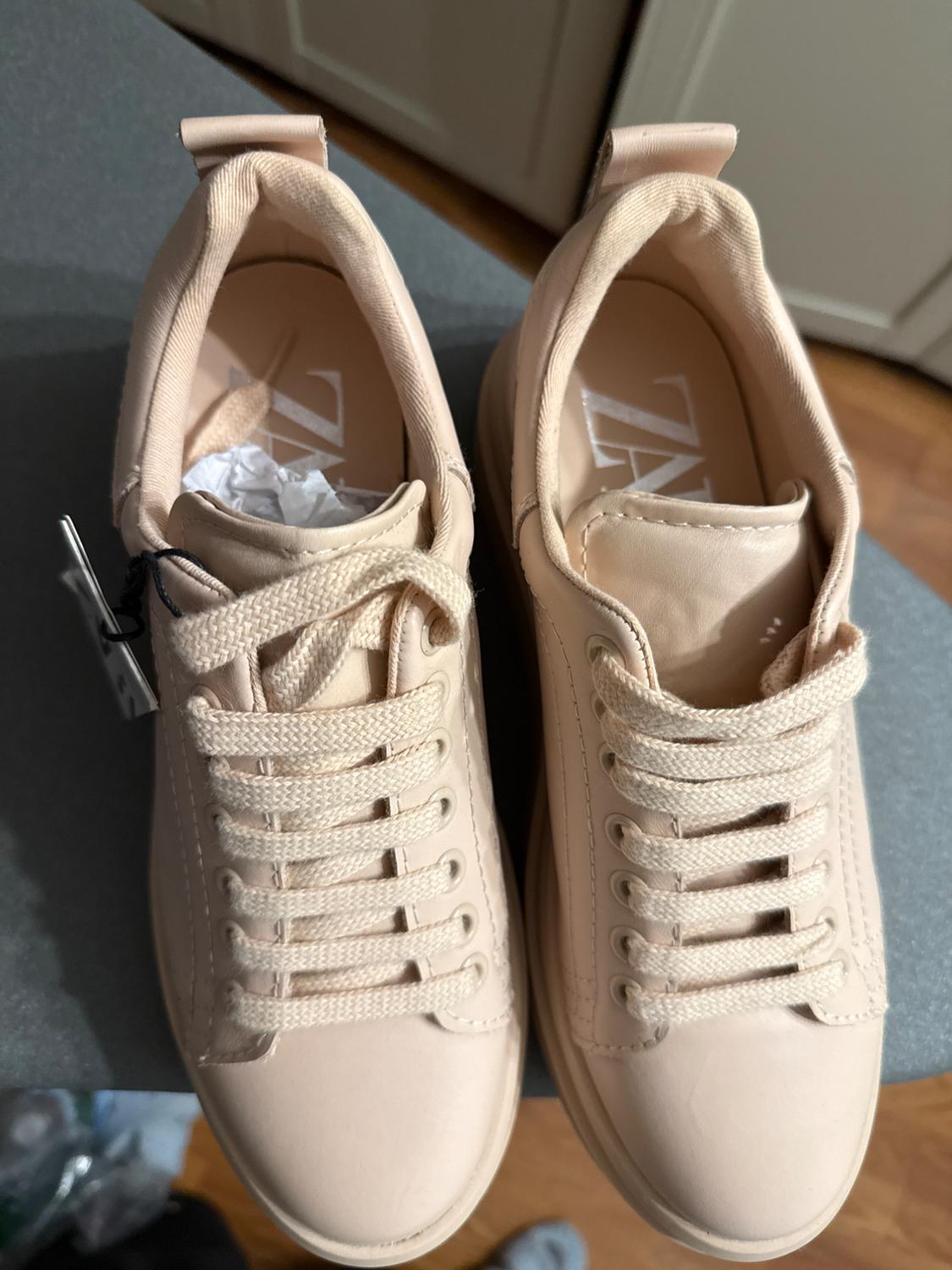 LEATHER PLATFORM SNEAKERS - Image 5
