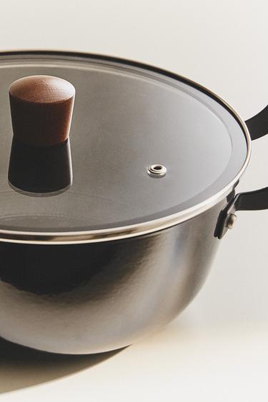 PANELA DE FERRO COM TAMPA - Preto da Zara