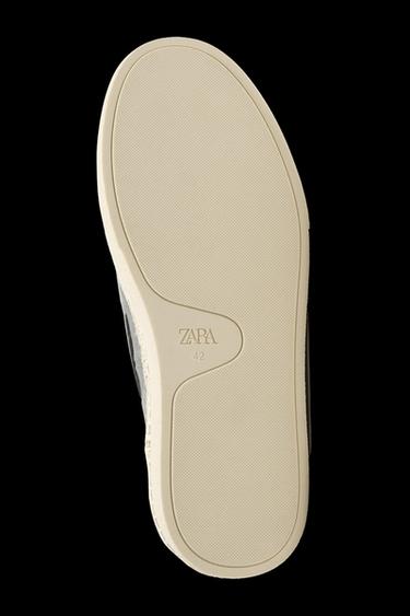 CASUAL LEATHER LOAFERS WITH TASSELS - Sky Blue by Zara