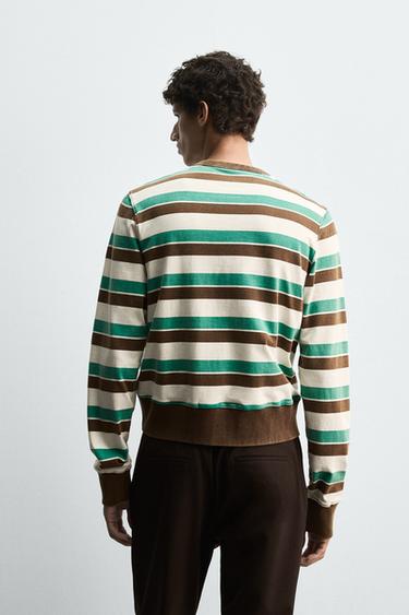 STRIPED T-SHIRT HARRY LAMBERT FOR ZARA X DISNEY - Brown / Green by Zara - Image 2