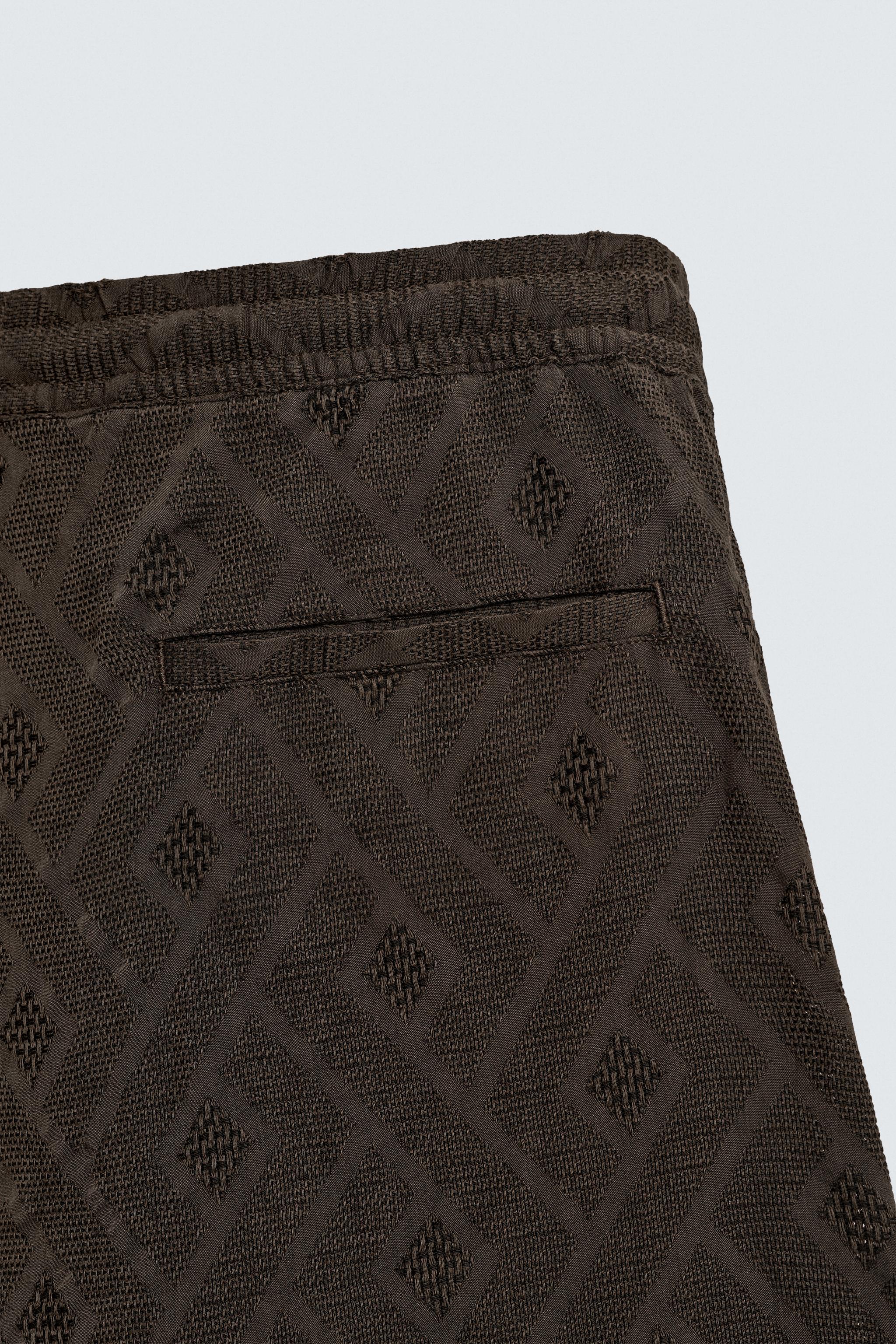 SHORT JACQUARD GÉOMÉTRIQUE
