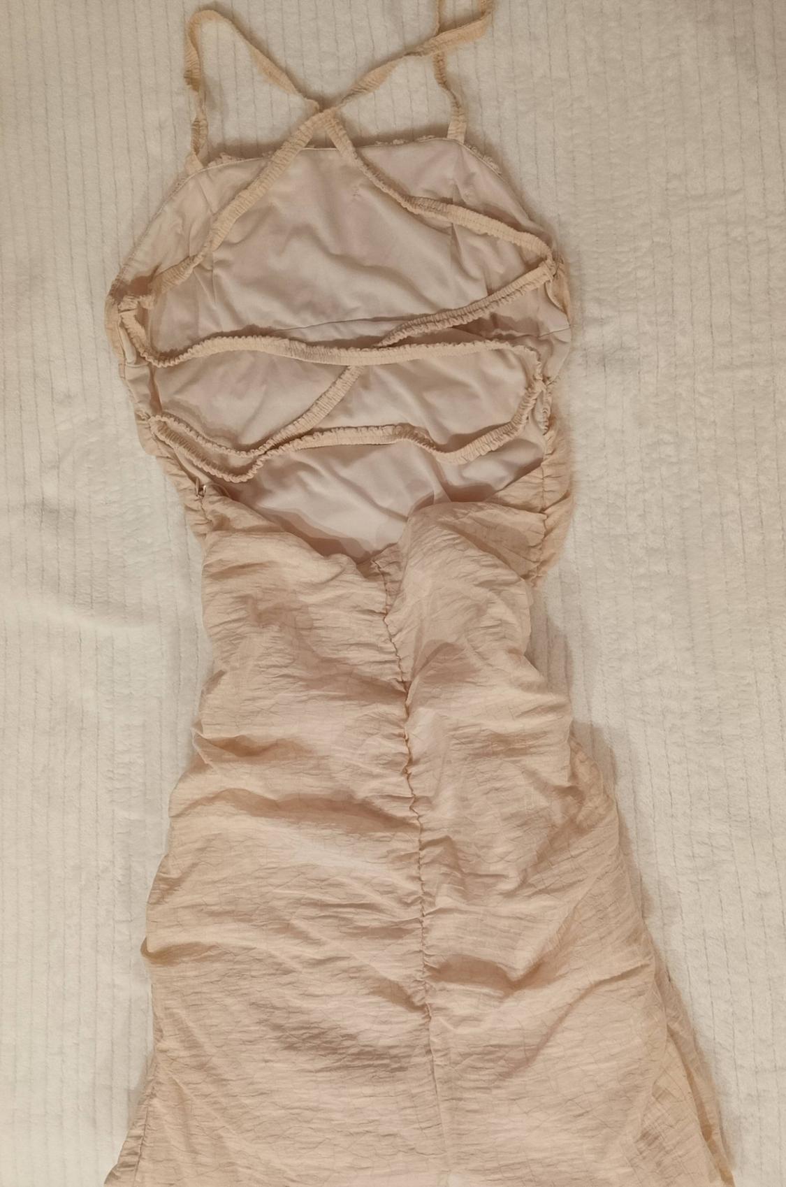 MIDI DRESS WITH DRAPED DETAIL - Image 2