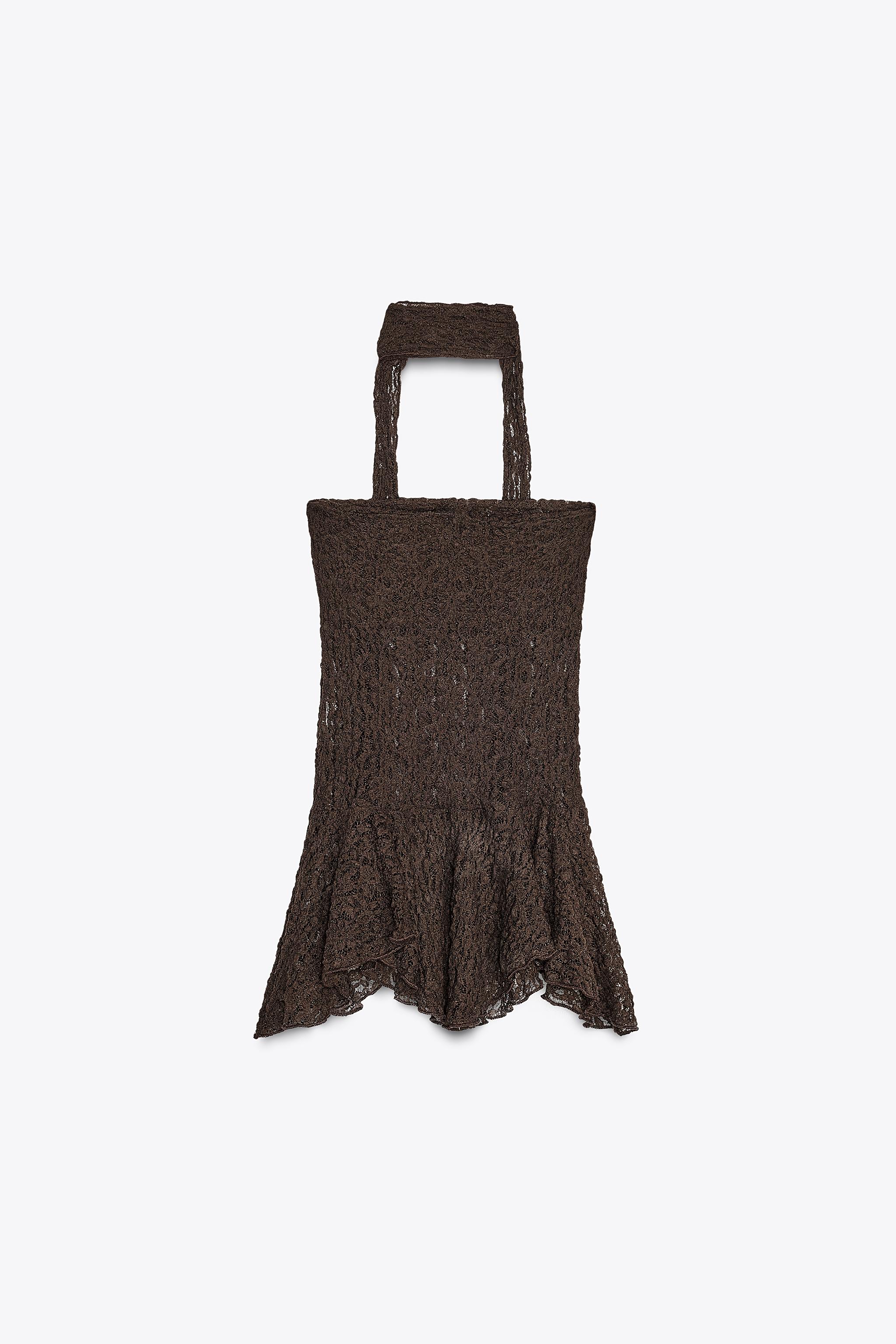 ZARA フールアルレーストップス 6050/325 フールアルレーストップス - ブラウン | ZARA Japan / 日本
