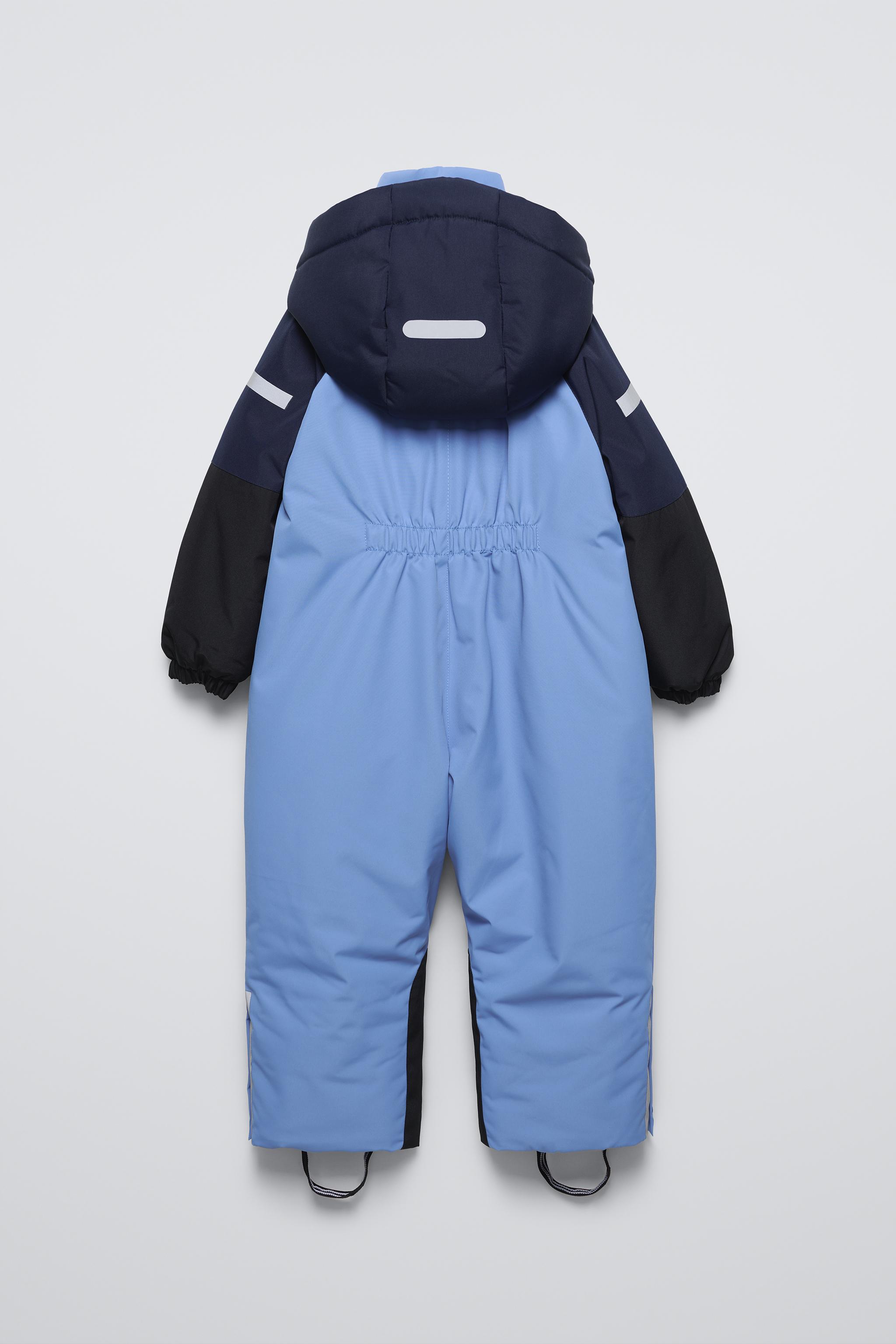 WATER-REPELLENT AND WINDPROOF SKI COLLECTION HOODED JUMPSUIT