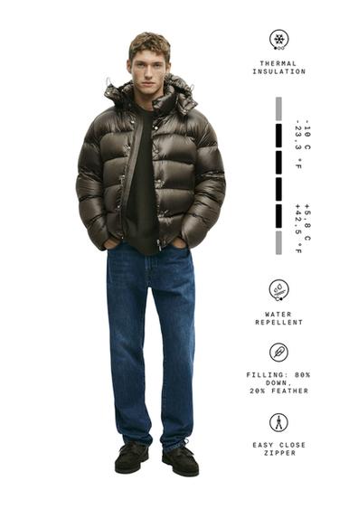 Shiny down jacket — Green 1